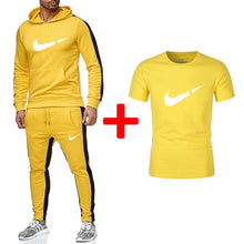 Load image into Gallery viewer, Fashion Brand Hoodies Sweatshirt Men/Women 2019 Hoodie Tracksuit Sport Suit Sweatshirts+Sweatpants+T shirts Sets Fleece Hooded